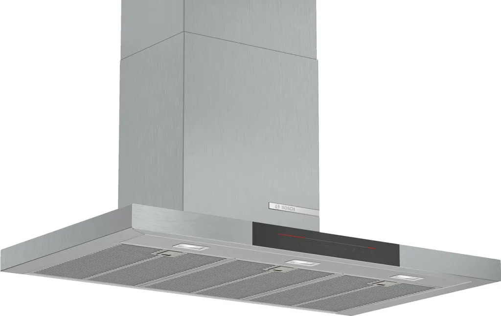 Bosch wall-mounted fireplace DWB98JQ50 430 m³/h stainless steel