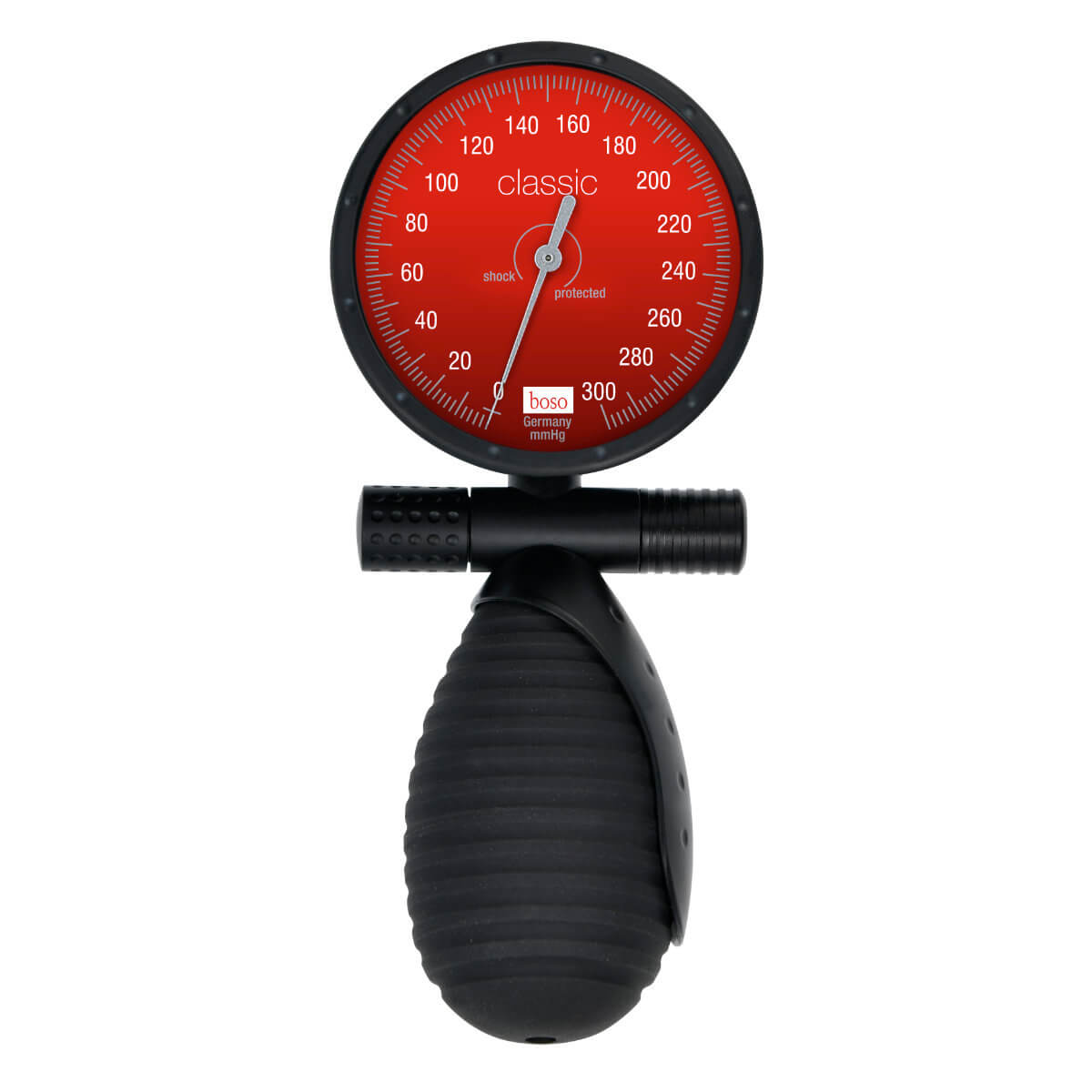 boso classic merkur blood pressure monitor,  RS Red Edition with hook-and-loop cuff