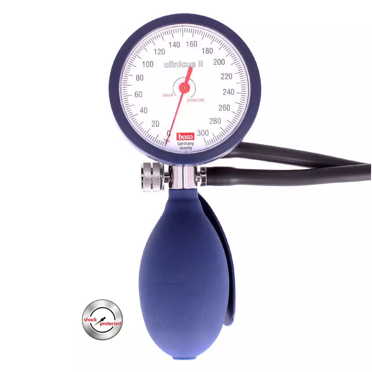 boso clinicus II blood pressure monitor, Blue, L, 31-41cm