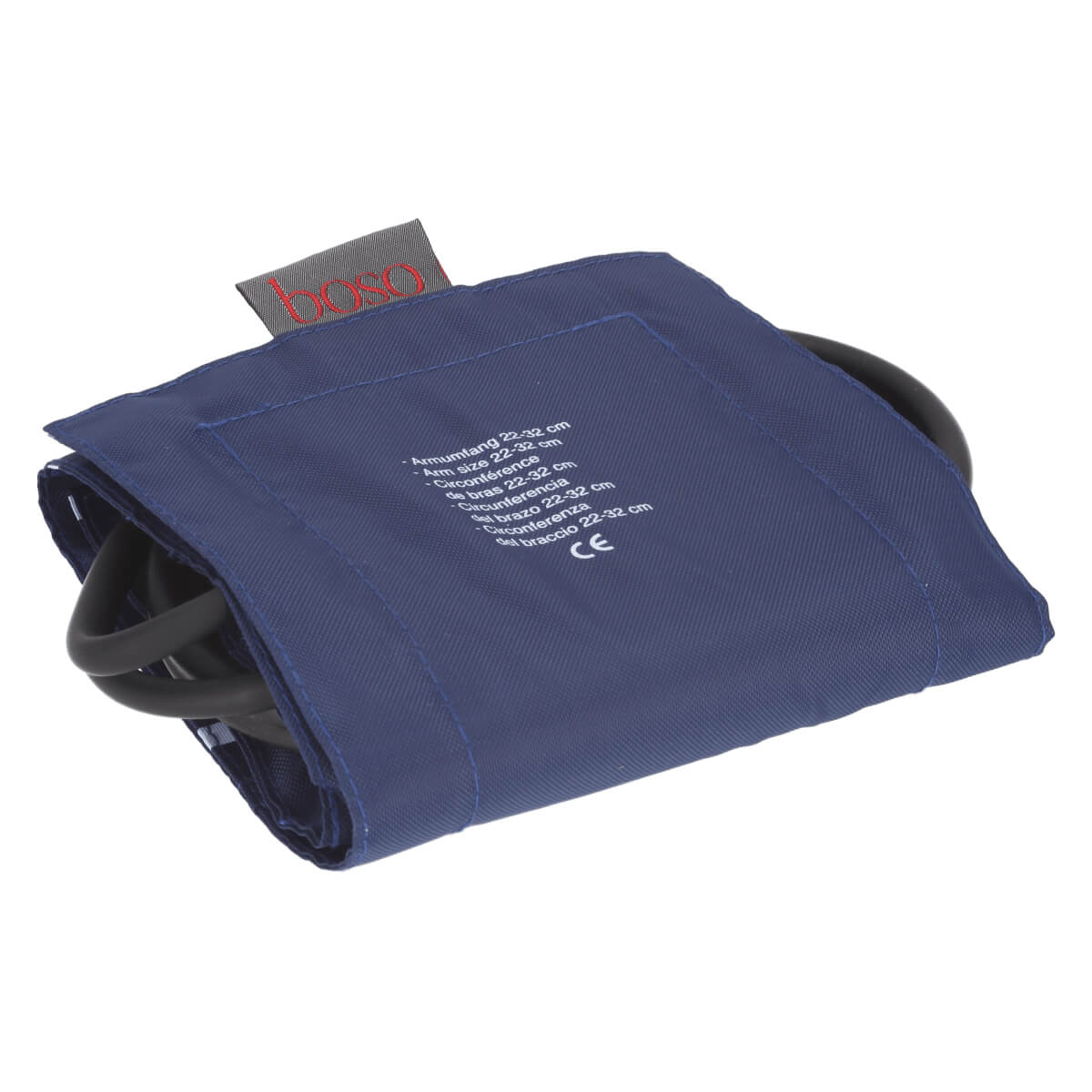 boso standard dual-tube velcro cuff, 22 - 32 cm, Blue