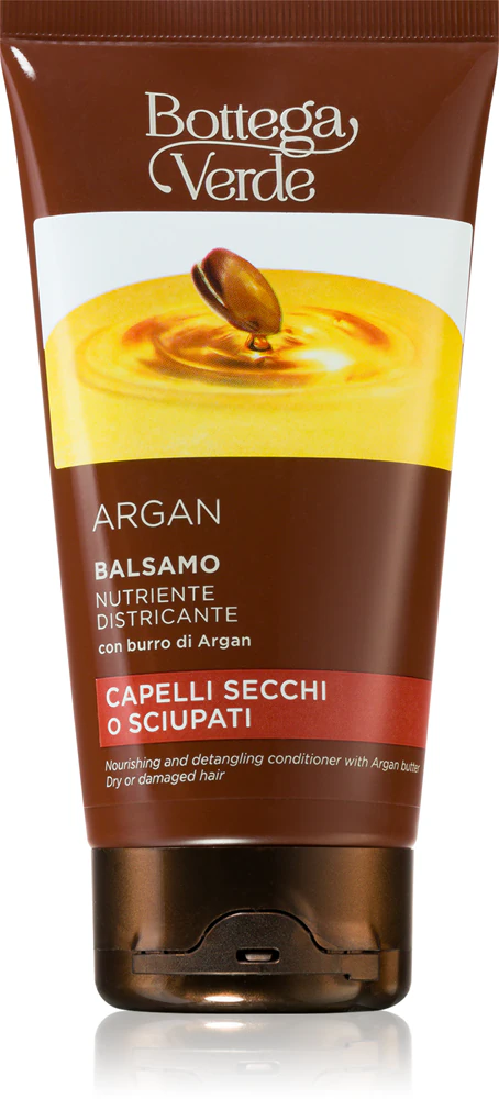Bottega Verde Argan the nourishing conditioner for easy combing of the hair