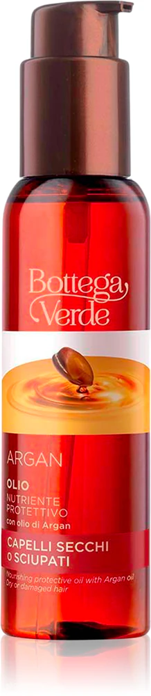 Bottega Verde Argan nourishing oil for dry and damaged hair