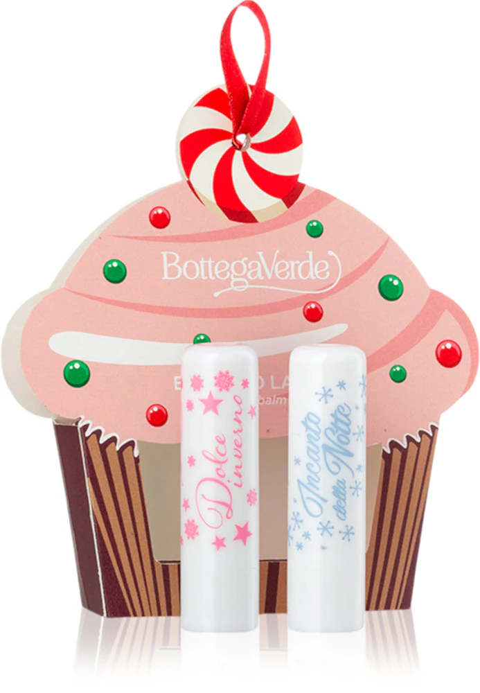 Bottega Verde Dolce Inverno & Incanto della Notte gift set for lips