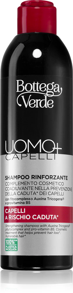 Bottega Verde Man+ Strengthening Shampoo for weak hair prone to hair loss