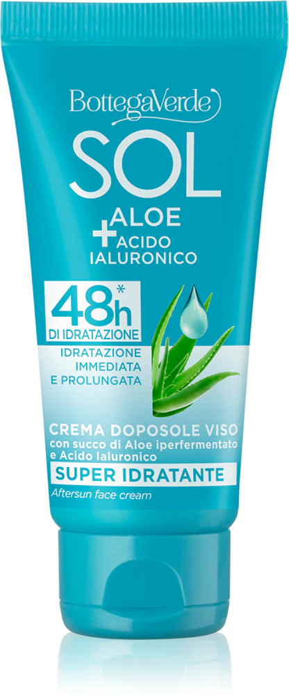 Bottega Verde Sol Aloe Intensive Moisturizing Cream after sun exposure