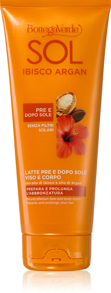 Bottega Verde Sol Hibiscus & Argan intensive tanning milk