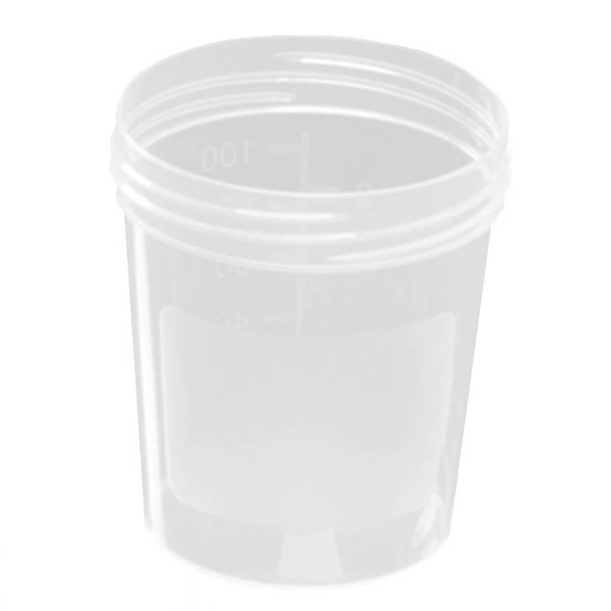 Böttger Urine cup with screw cap, without lid 100 pieces