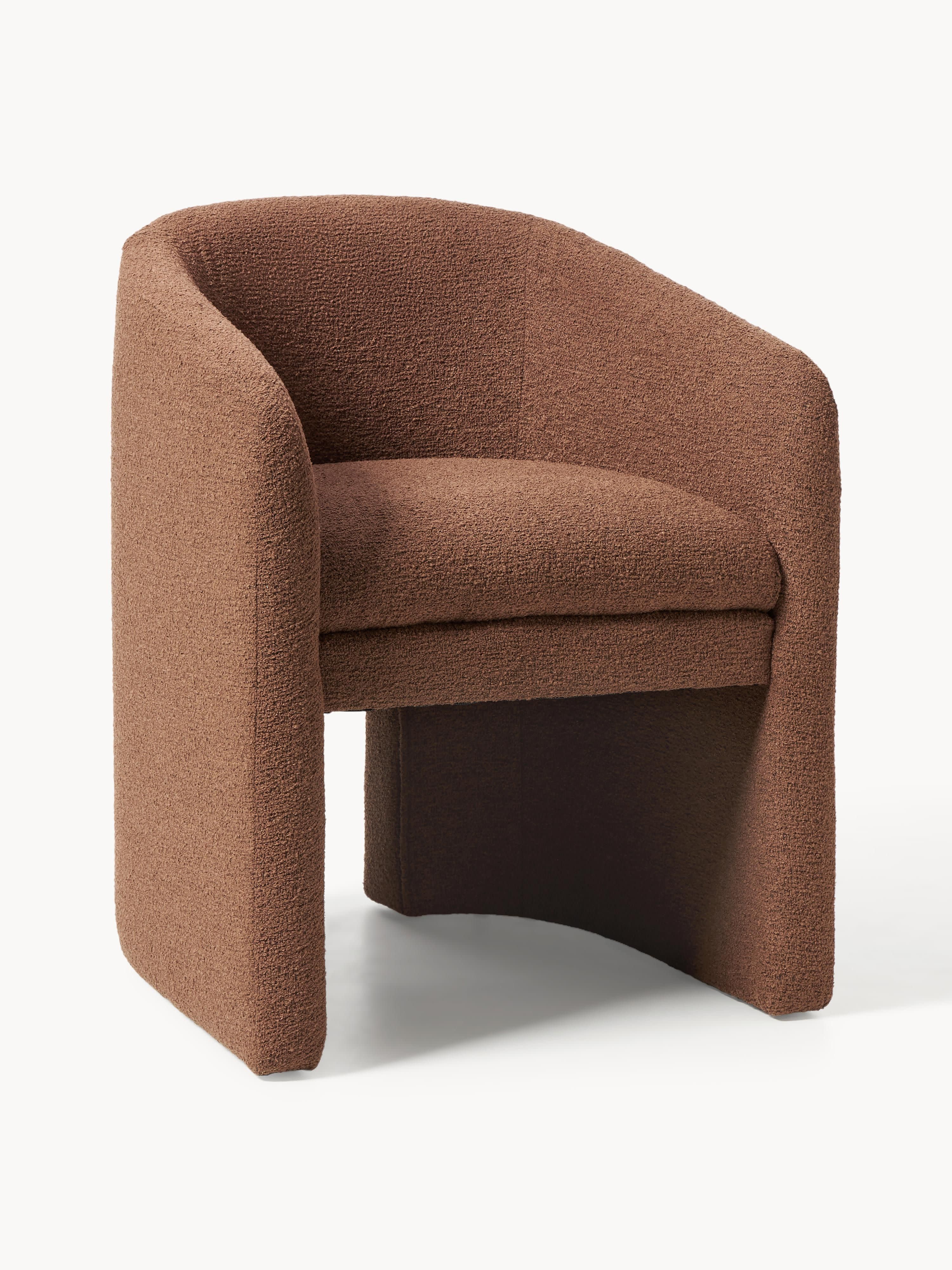 Westwing Collection Mairo bouclé armchair