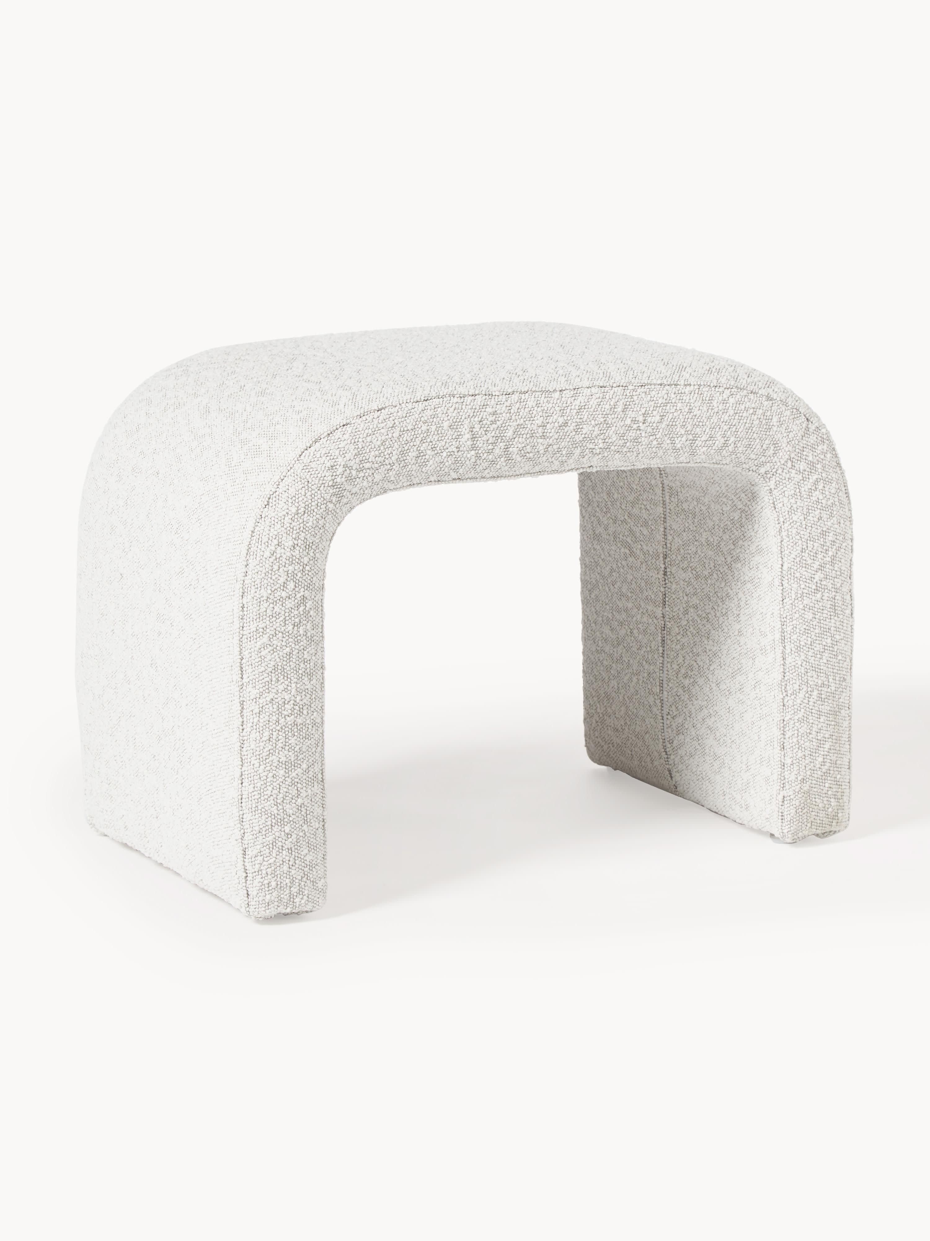 Westwing Collection Bouclé stool Penelope