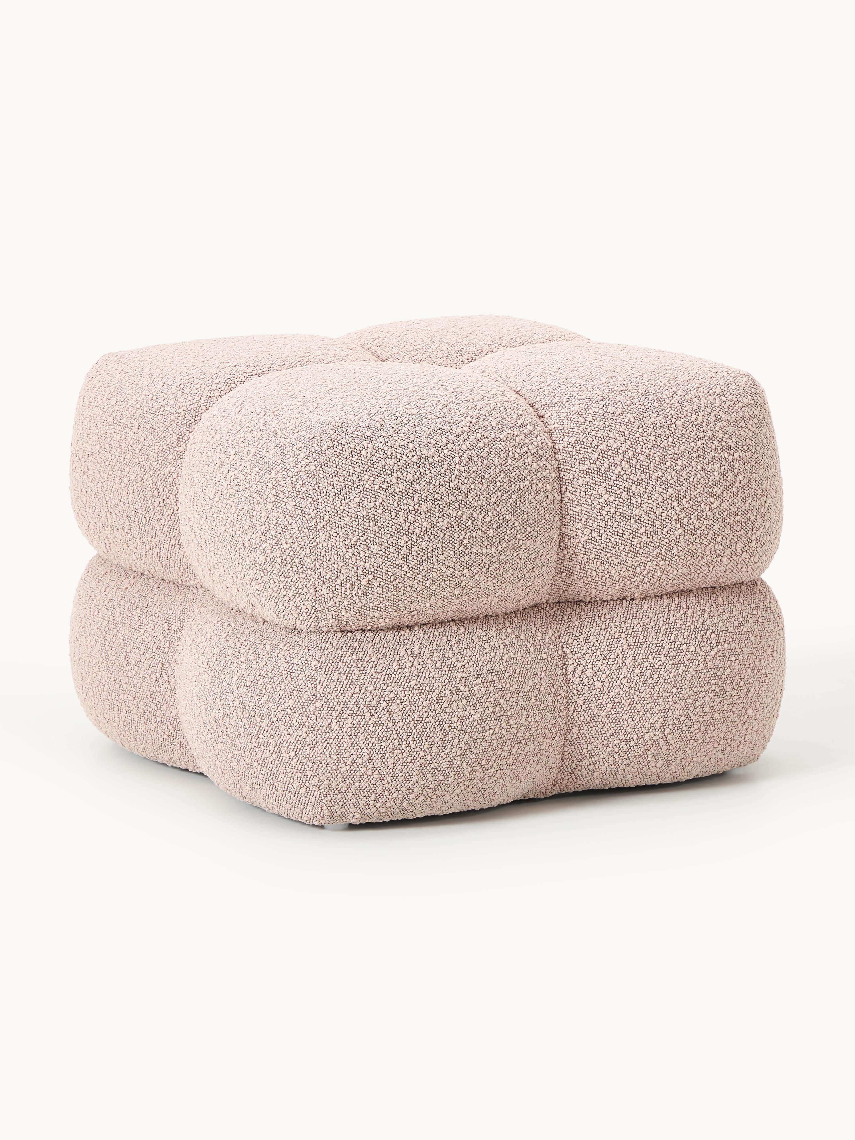 Westwing Collection Ellie bouclé upholstered stool