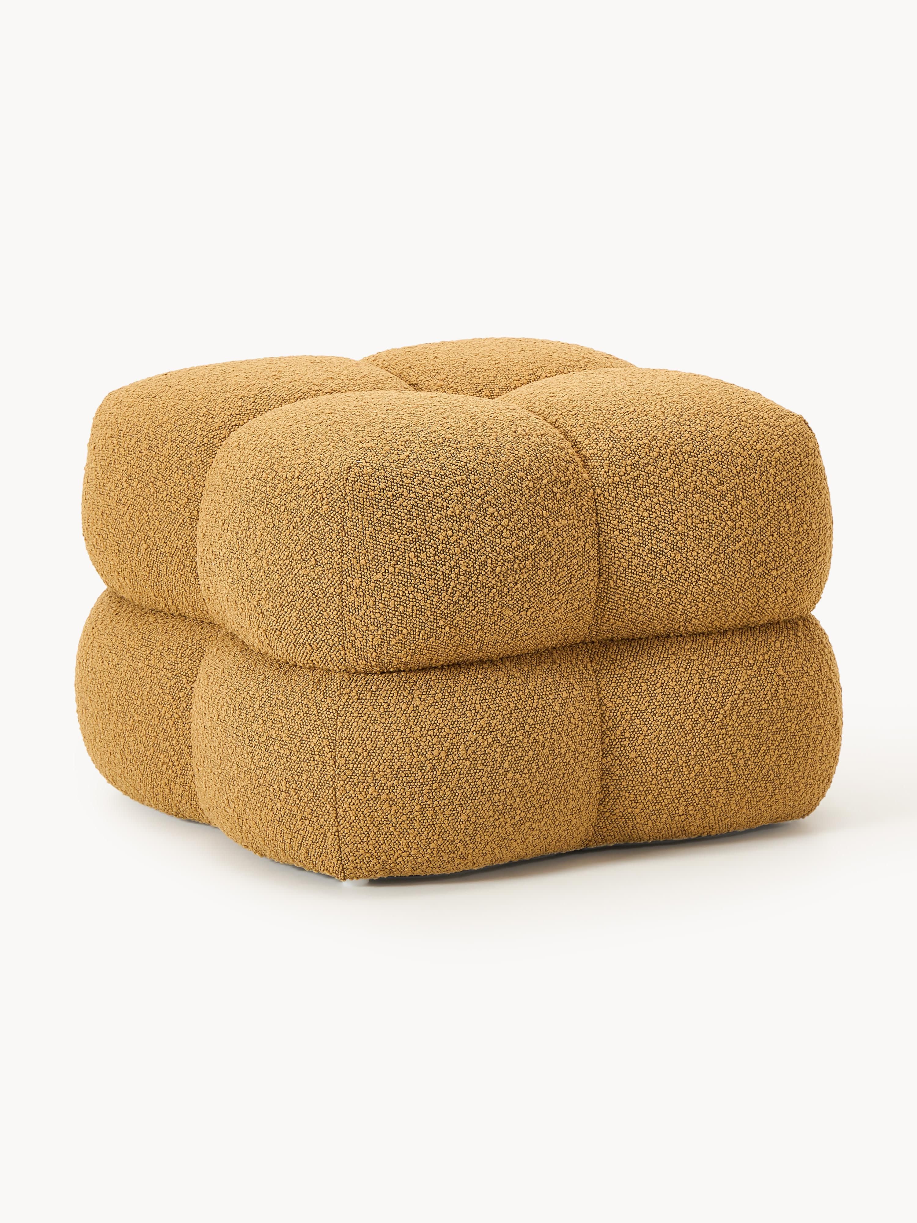 Westwing Collection Ellie bouclé upholstered stool