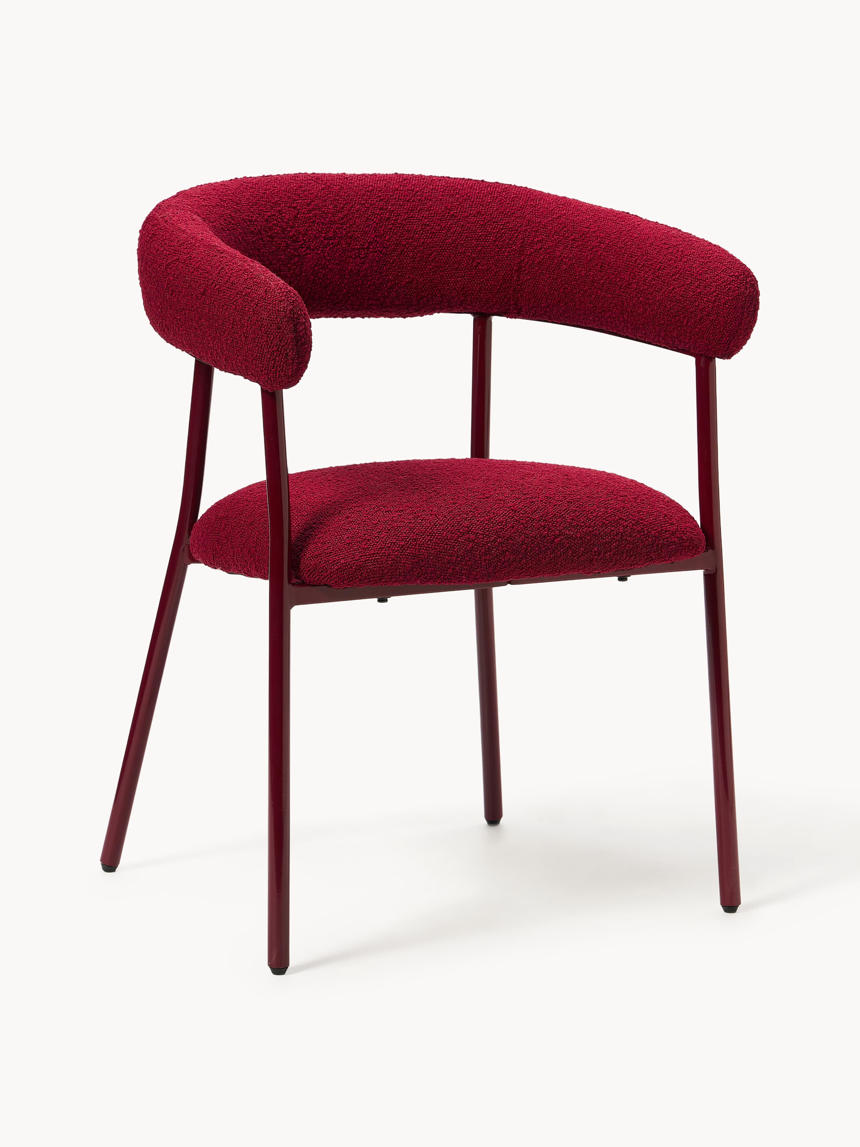 Westwing Collection Thiago bouclé upholstered chairs, set of 2