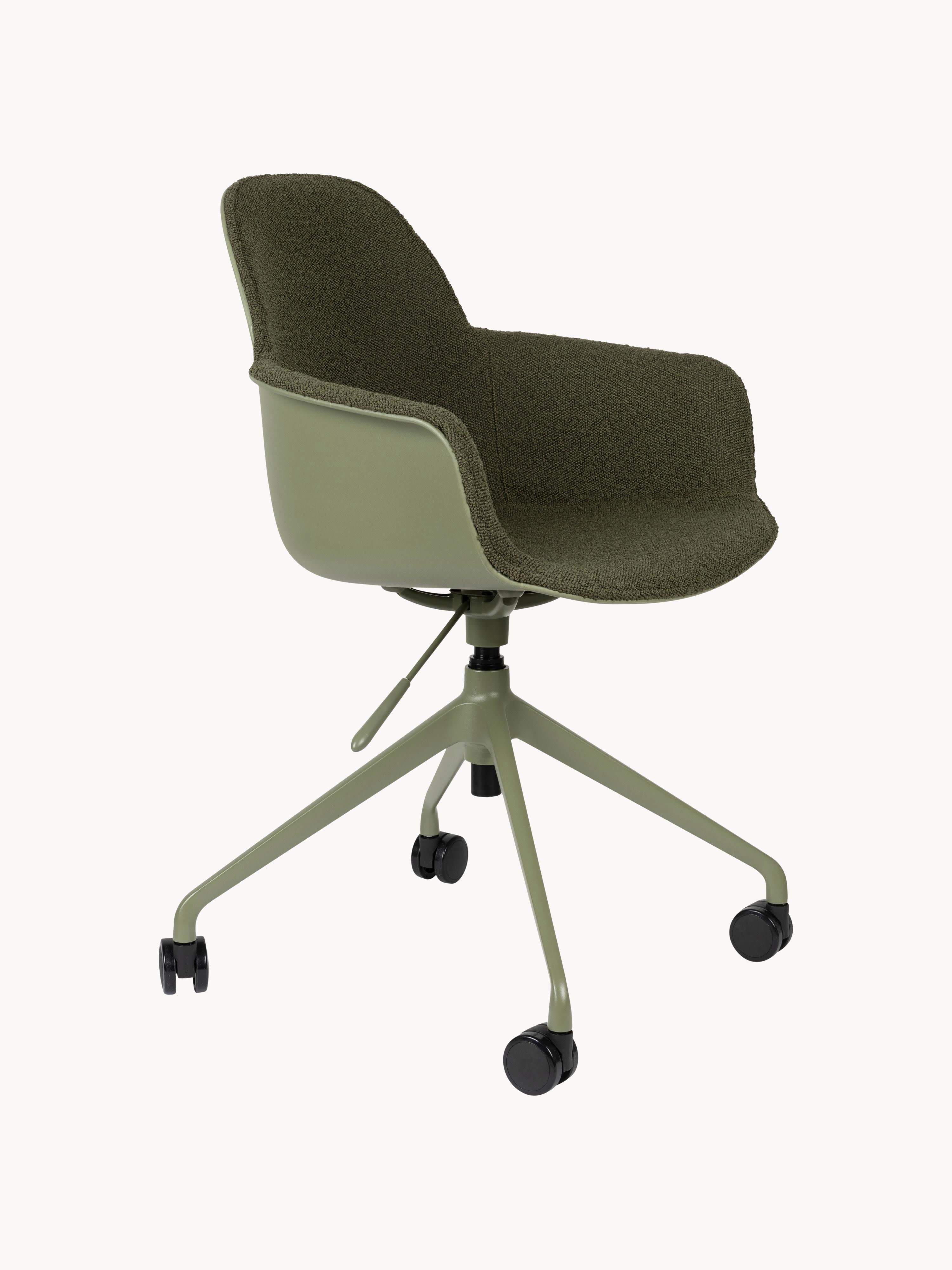Zuiver Albert bouclé desk chair, height adjustable