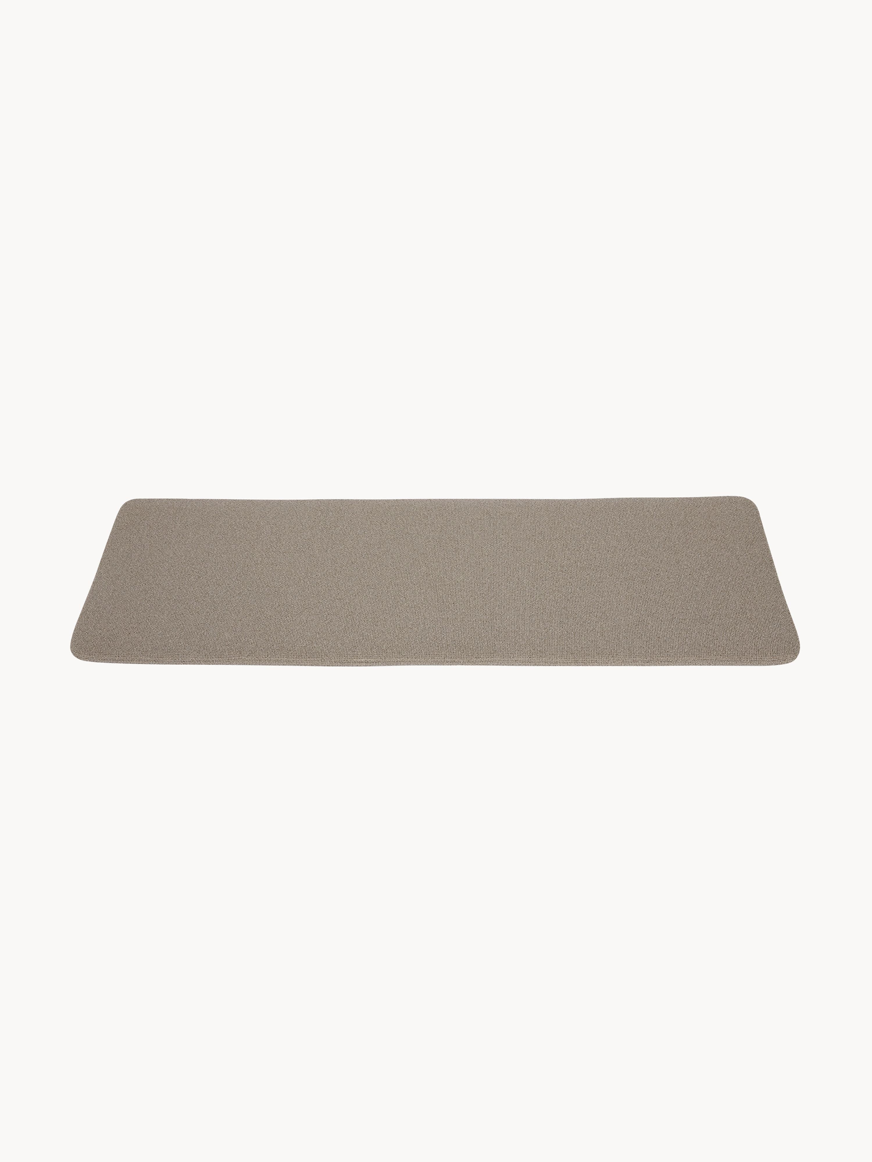 AYTM Curva bouclé seat cushion for bench, Greige