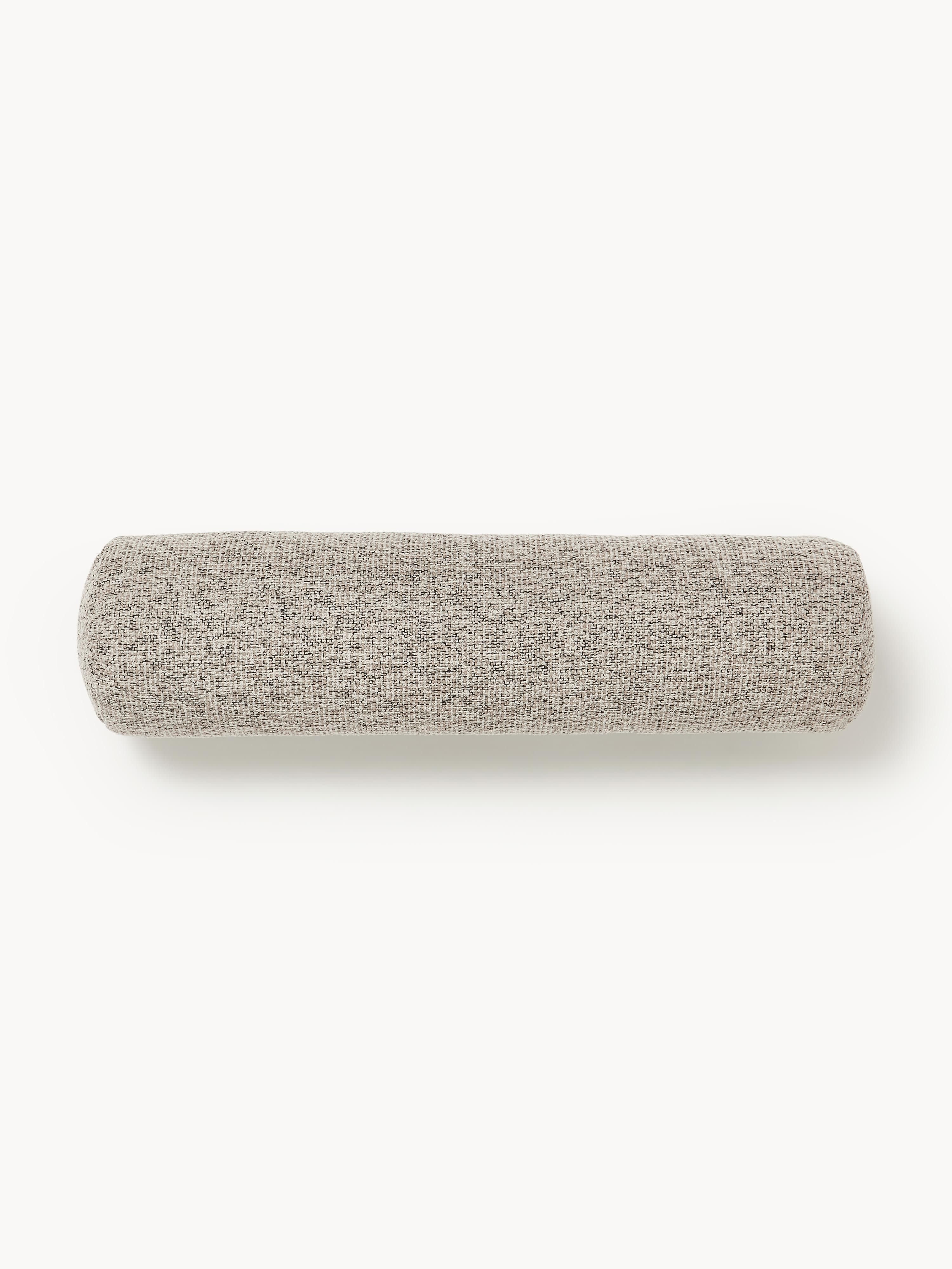 Westwing Collection Bouclé sofa bolster Sofia, Bouclé melange, Beige