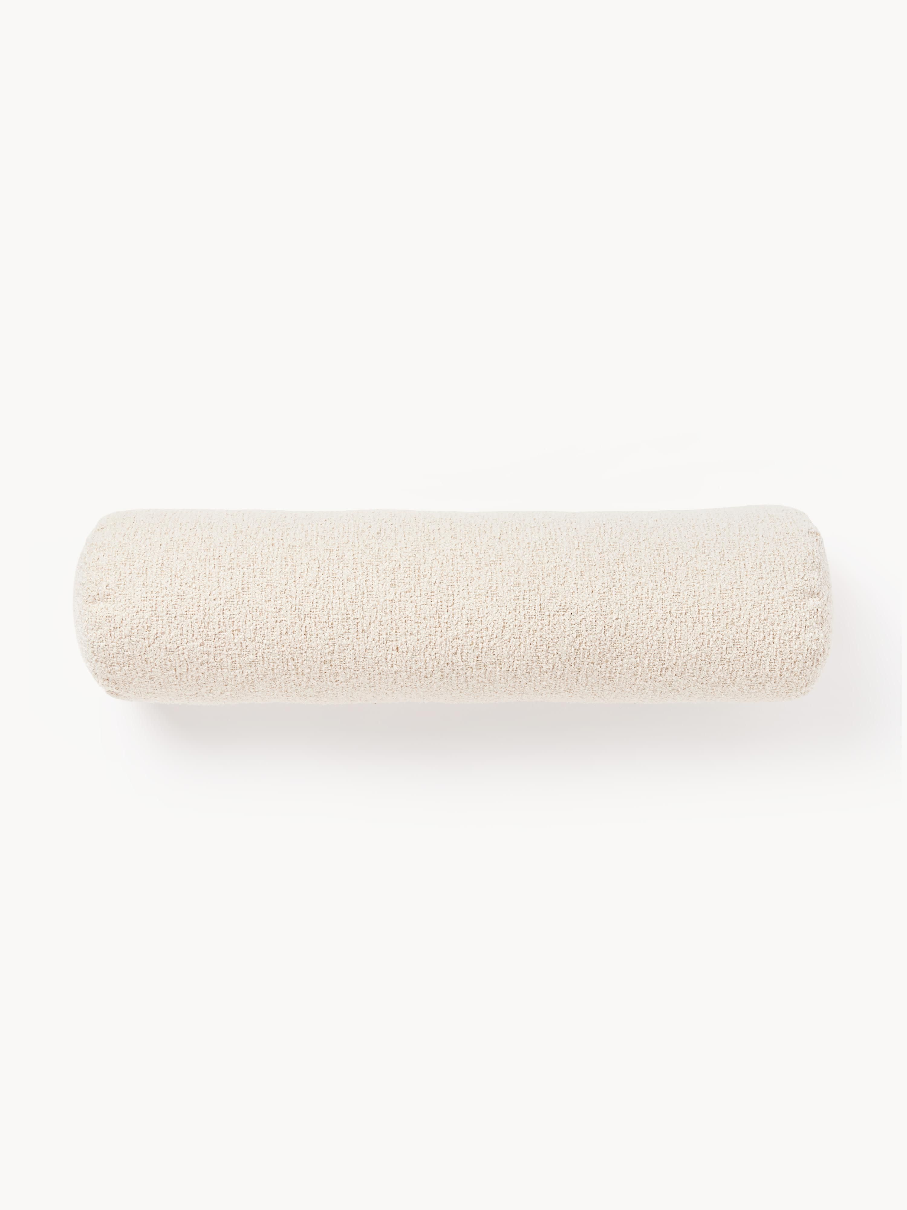 Westwing Collection Bouclé sofa bolster Sofia, Bouclé Light Beige