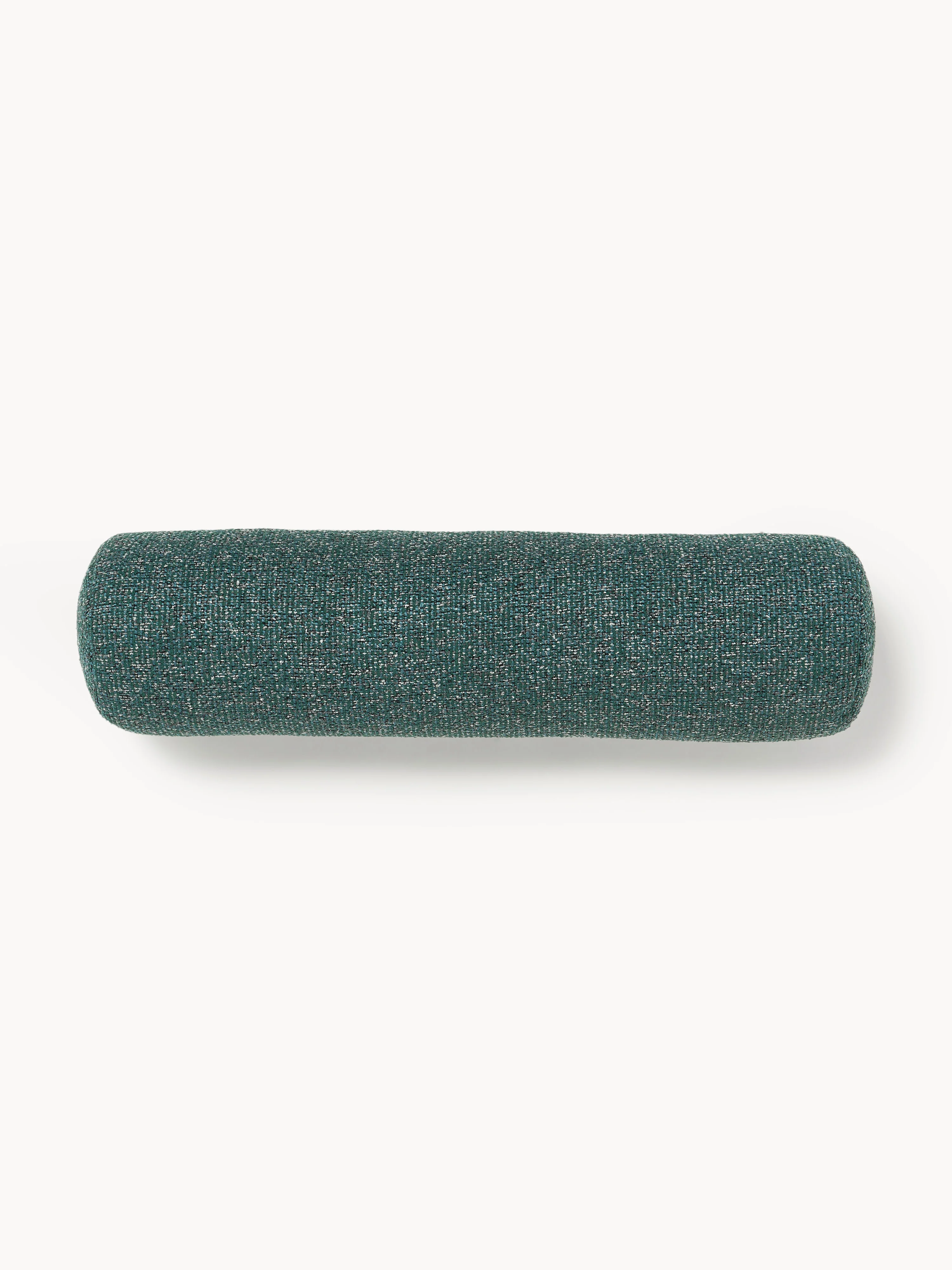 Westwing Collection Bouclé sofa bolster Sofia, Bouclé mottled, Petrol