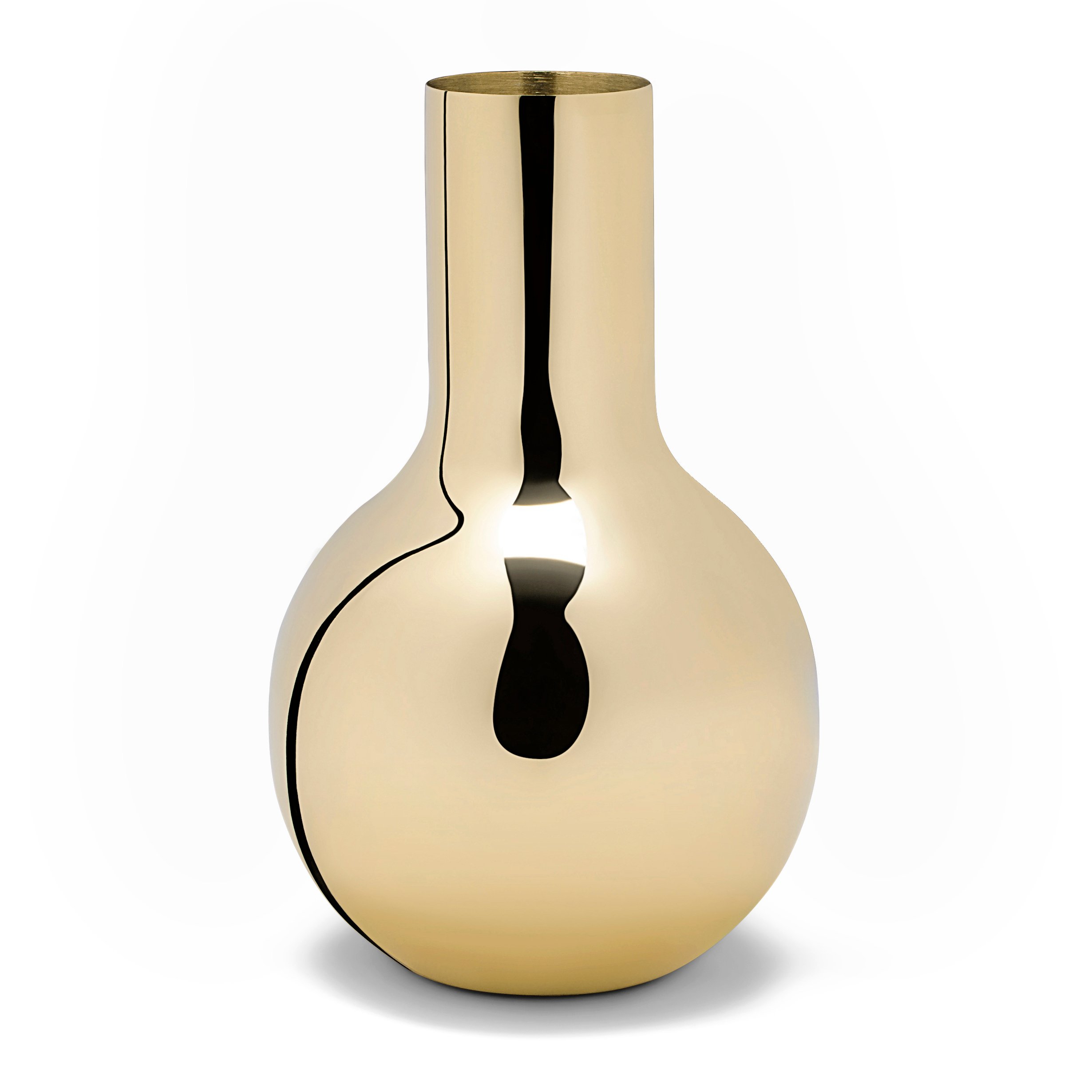 skultuna Boule Vase Brass