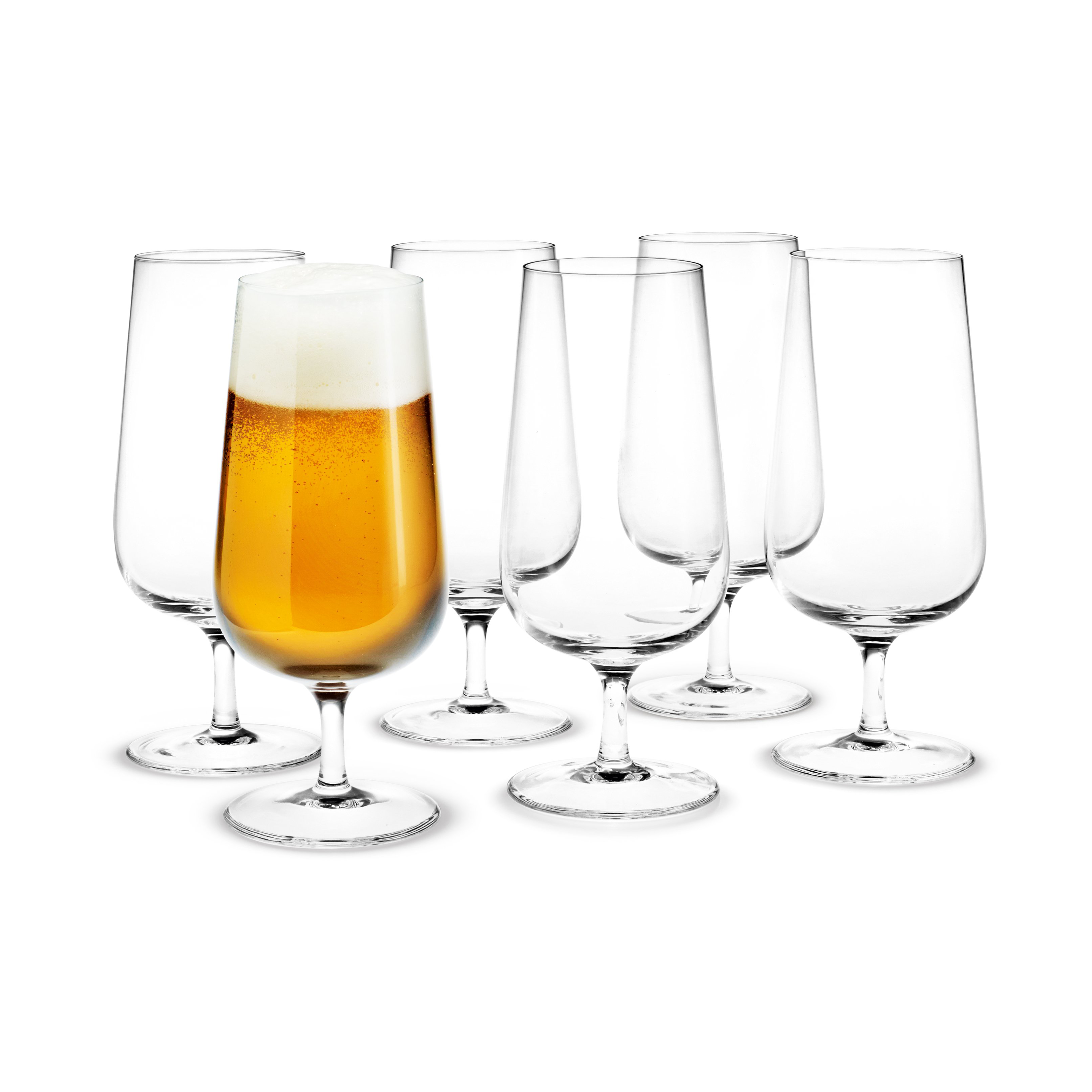 Holmegaard Bouquet beer glass 6er pack 53cl