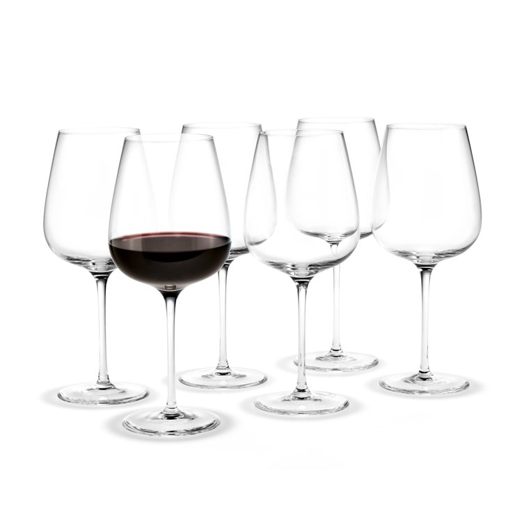 Holmegaard Bouquet red wine glass pack of 6 62cl