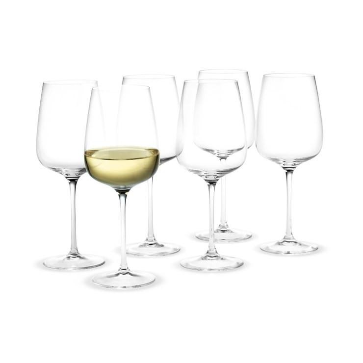 Holmegaard Bouquet white wine glass pack of 6 41cl