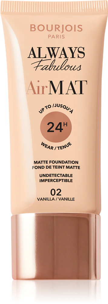 Bourjois Air Mat mattifying makeup Farbton 02 Vanilla 30 ml