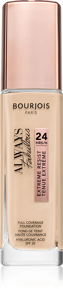Bourjois Always Fabulous long-lasting makeup foundation SPF 20 Farbton 120 Ivoire Clair 30 ml