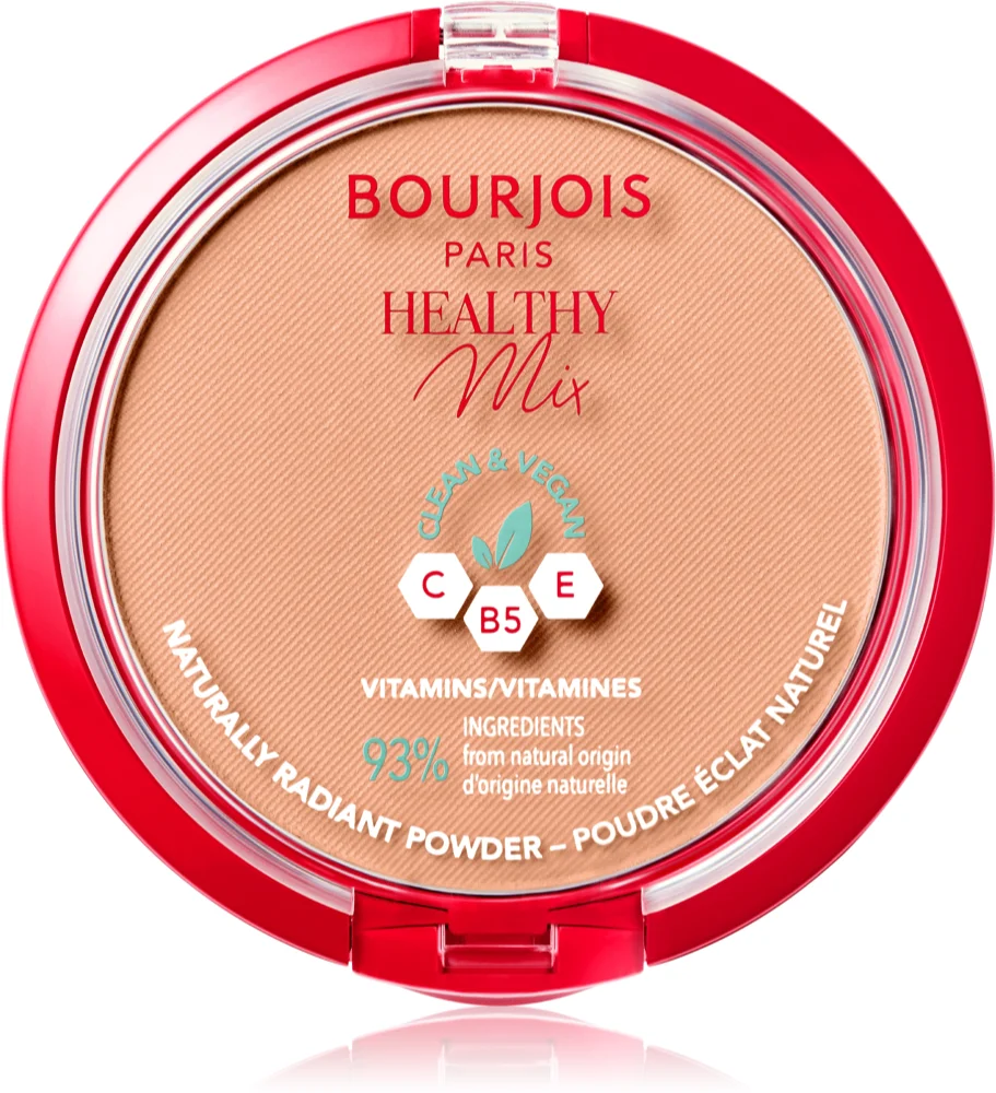Bourjois Healthy Mix mattifying powder for a radiant skin look Farbton 06 Honey 10 g