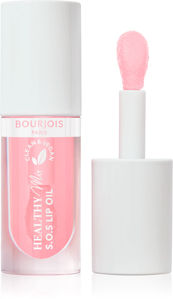 Bourjois Healthy Mix S.O.S Lip Oil Lip oil with moisturizing effect Farbton 01 Douceur de Rose 4,5 ml