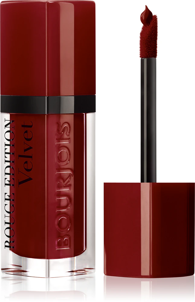 Bourjois Rouge Edition Velvet liquid lipstick with a matte effect Farbton 19 Jolie-De-Vin 7.7 ml