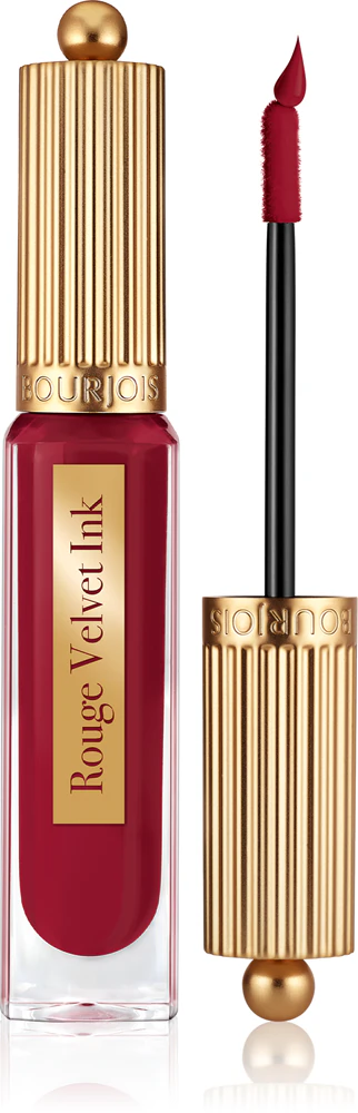 Bourjois Rouge Velvet Ink liquid lipstick with a matte effect wine red