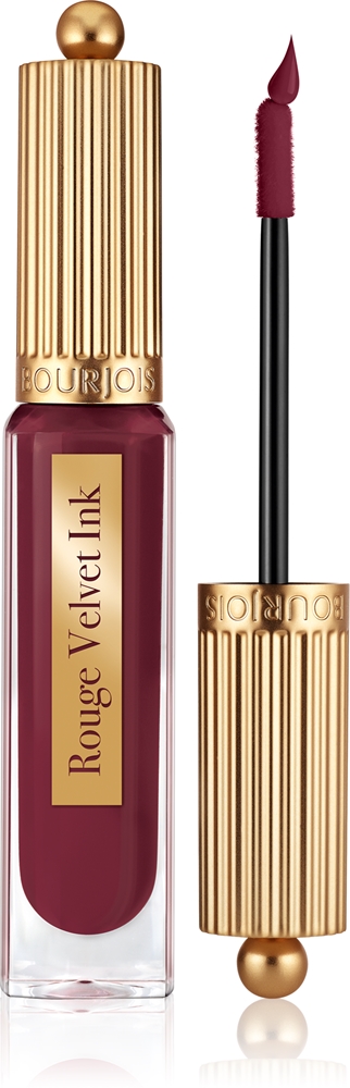 Bourjois Rouge Velvet Ink liquid lipstick with a matte effect wine red