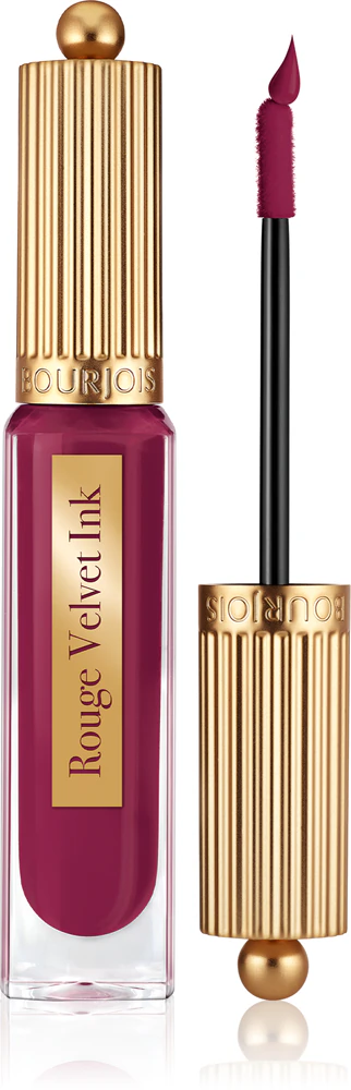 Bourjois Rouge Velvet Ink liquid lipstick with a matte effect wine red