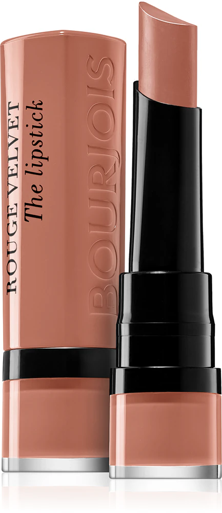 Bourjois Rouge Velvet The Lipstick Mattifying lipstick Farbton 01 Hey Nude! 2,4 g