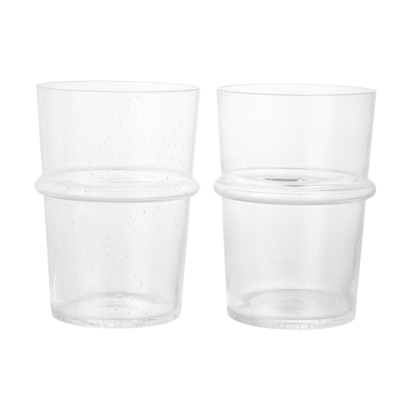 Ferm Living Boya tall drinking glass, 45 cl, 2-pack.