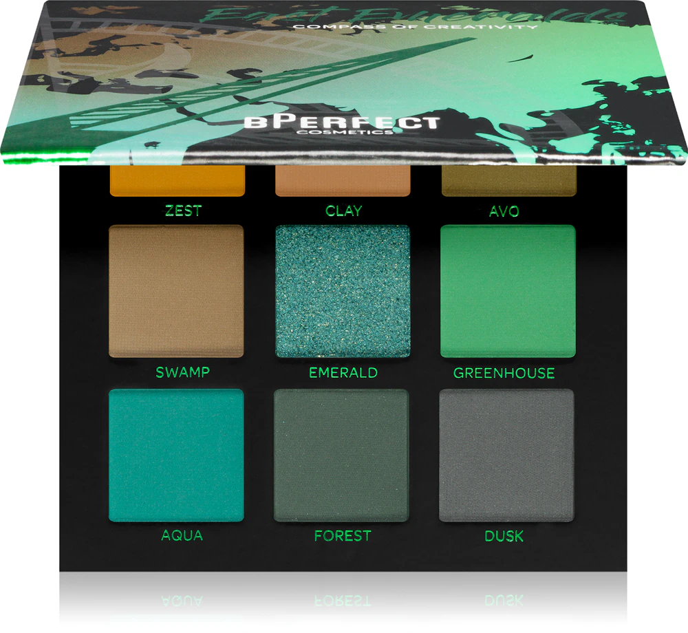 BPerfect Compass of Creativity East Emeralds Palette Eyeshadow Palette