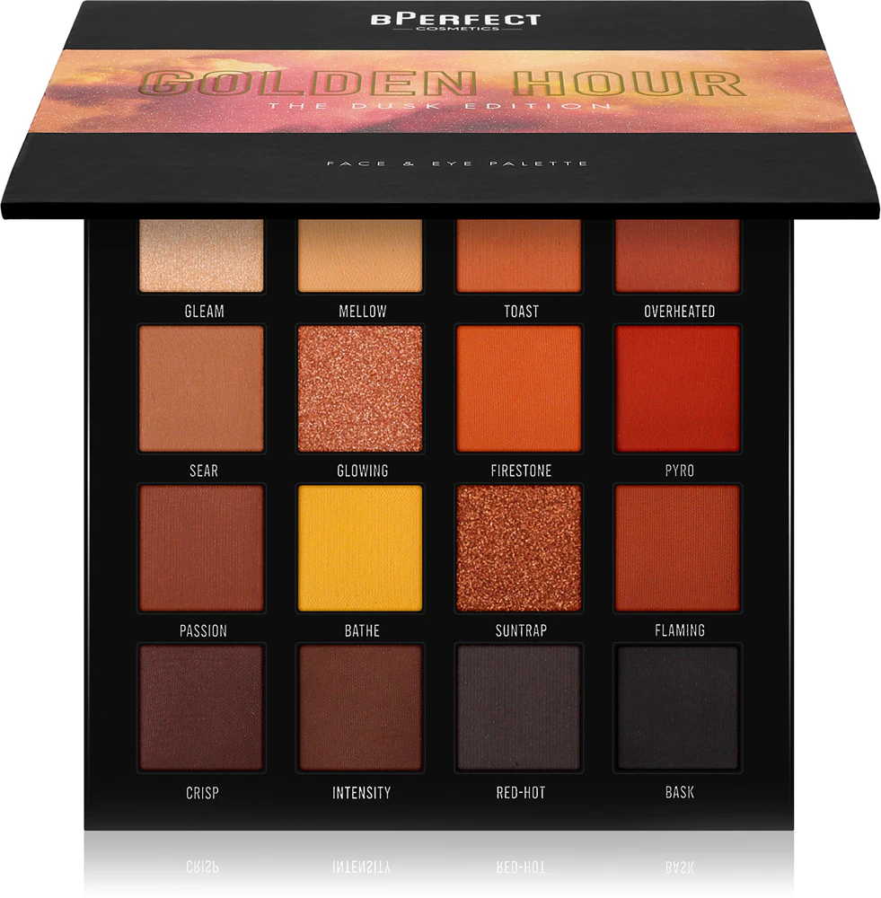 BPerfect Golden Hour The Dusk Edition Eyeshadow & Contour Palette for the face