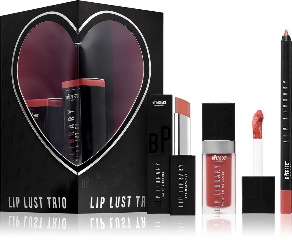 BPerfect Lip Lust Trio lip set color Hero Trio