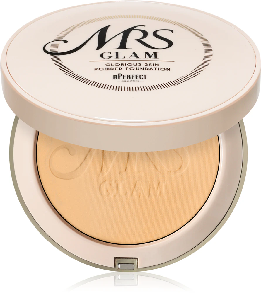 BPerfect Mrs Glam Glorious Skin Powder Foundation Compact powder for a matte look Farbton 04 Medium Gold 70 g