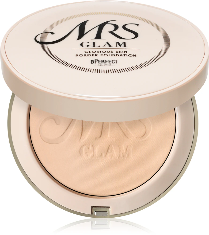 BPerfect Mrs Glam Glorious Skin Powder Foundation Compact powder for a matte look Farbton 03 Light Warm 70 g
