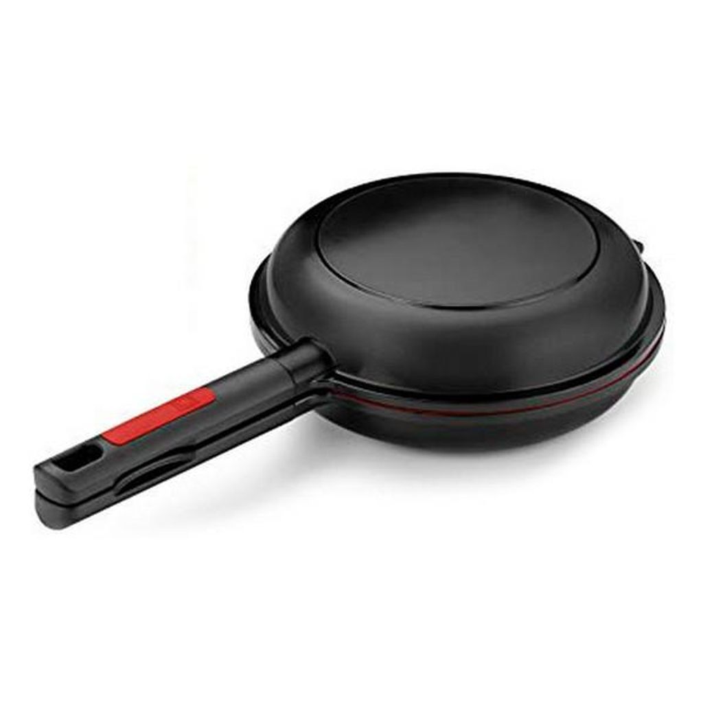 BRA Dupla Premiere A411463 Frying pan, 20 cm max. diameter, cast iron/cast aluminum, suitable for induction hobs, non-stick coating