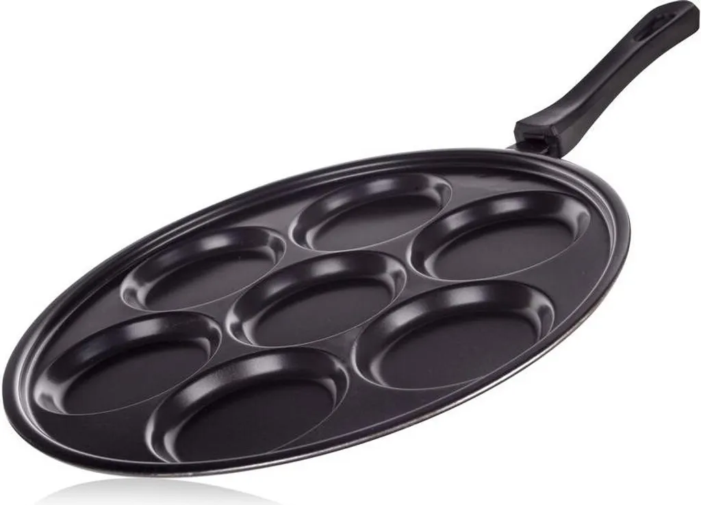 Vetro-Plus Frying pan, pan for doughnuts, crumpets, pancakes, appetite