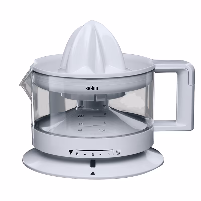 Braun citrus press CJ 3000, adjustable pulp content