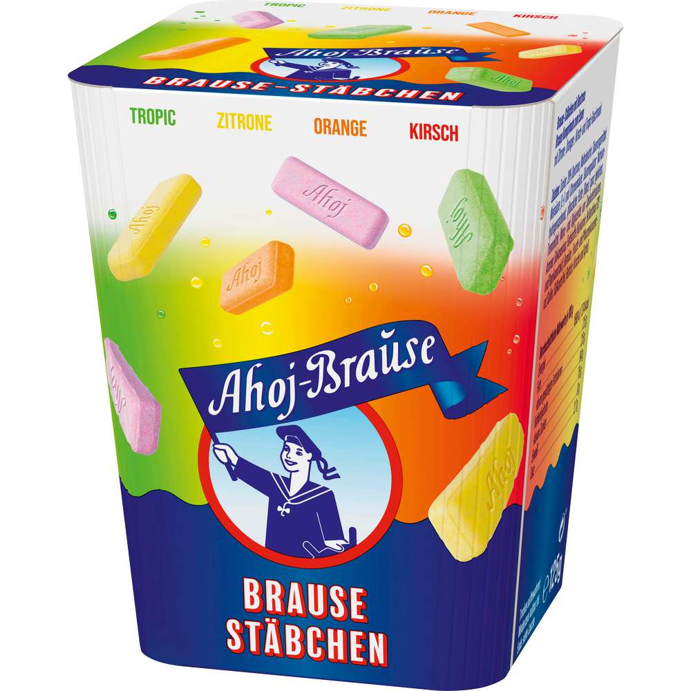 Ahoj-Brause Effervescent sticks 125g