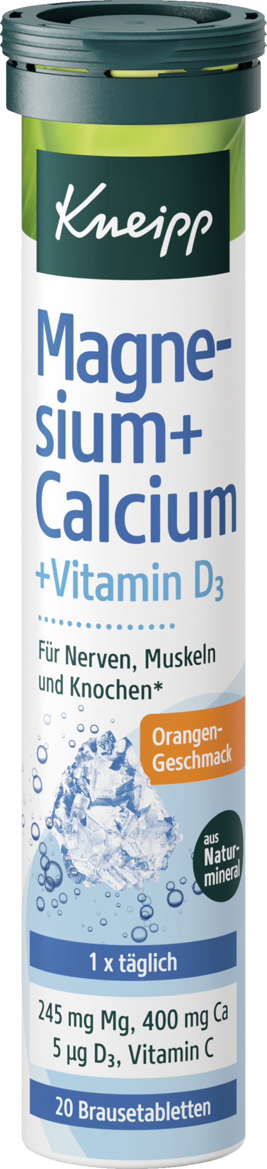 Kneipp Effervescent tablets magnesium + calcium +D3