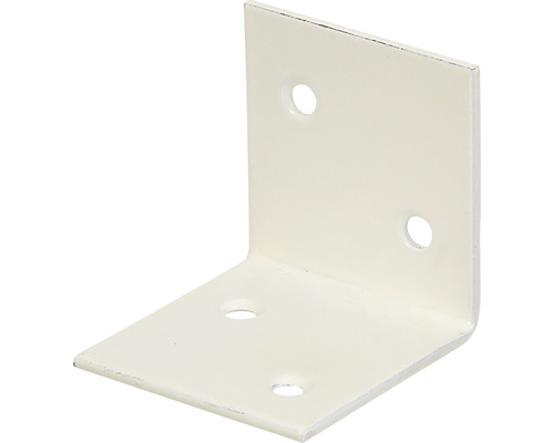 Kaiserthal Wide angle 40x40x40 mm white plastic coated 1 piece