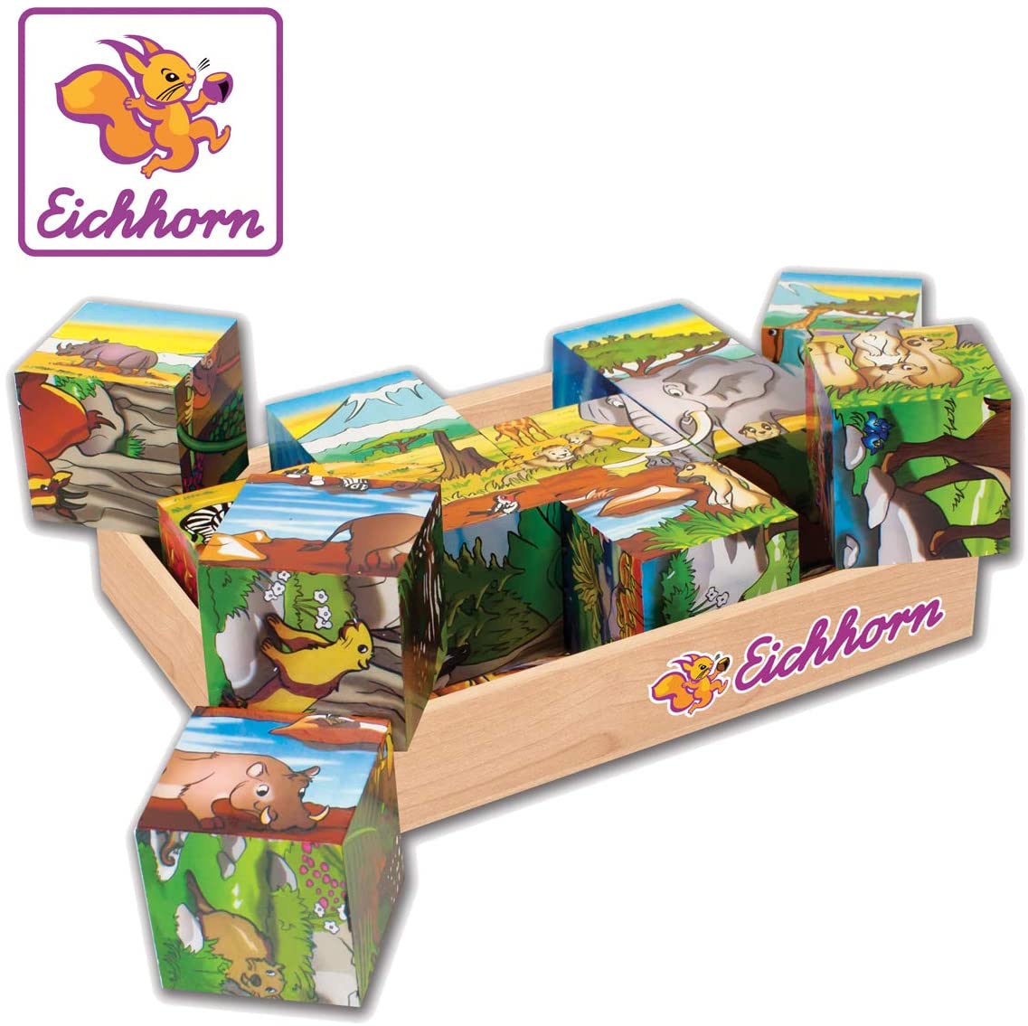 Eichhorn Blokpuzzel Dieren