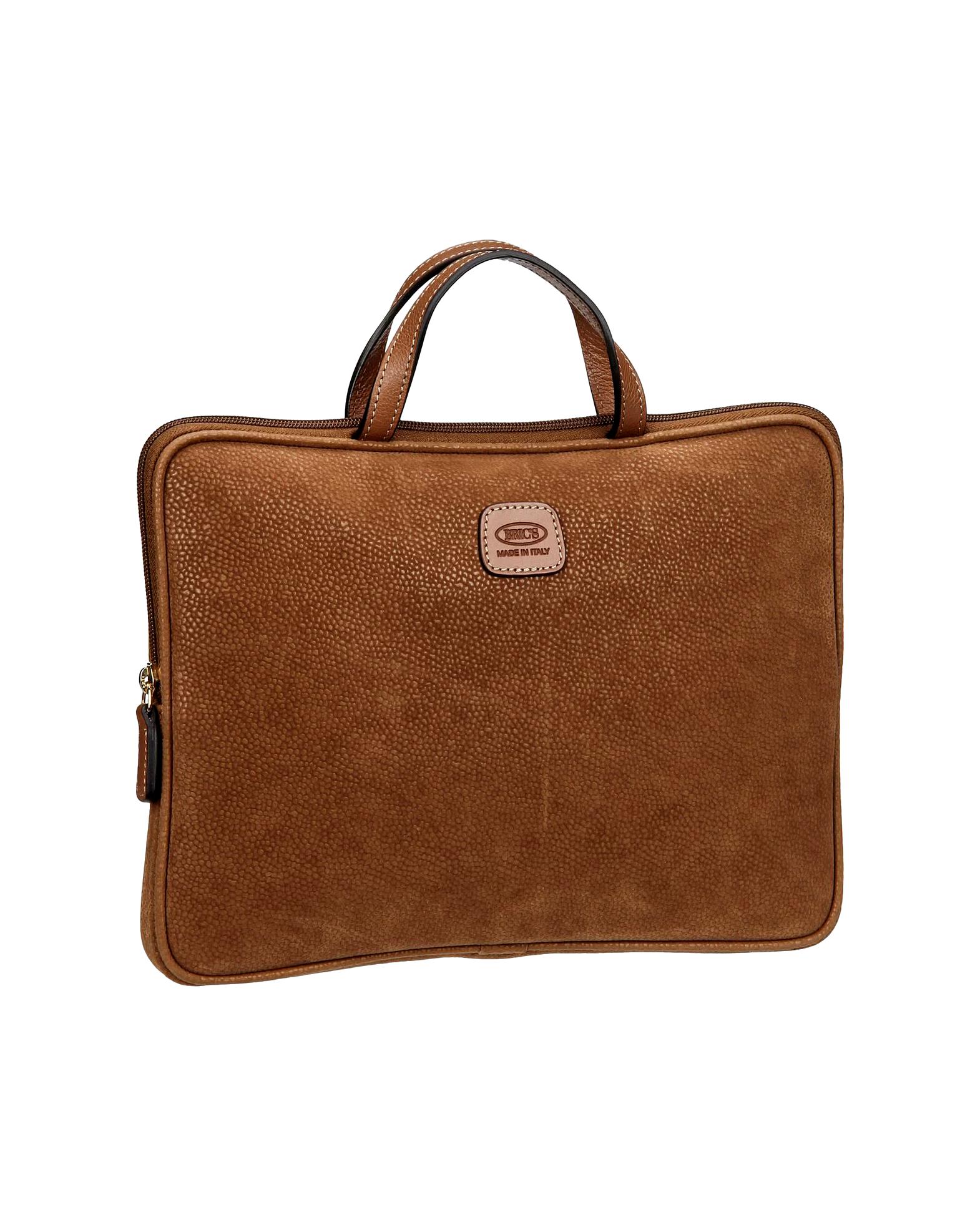 Bric's Brics Laptop Bag Briefcase Life PC Holder Camel