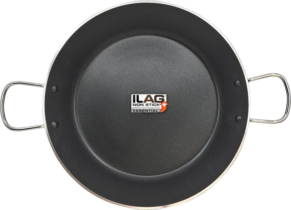 Briebe Zafrán Paella Pan Induction, 30cm, 4 servings, non-stick coating black