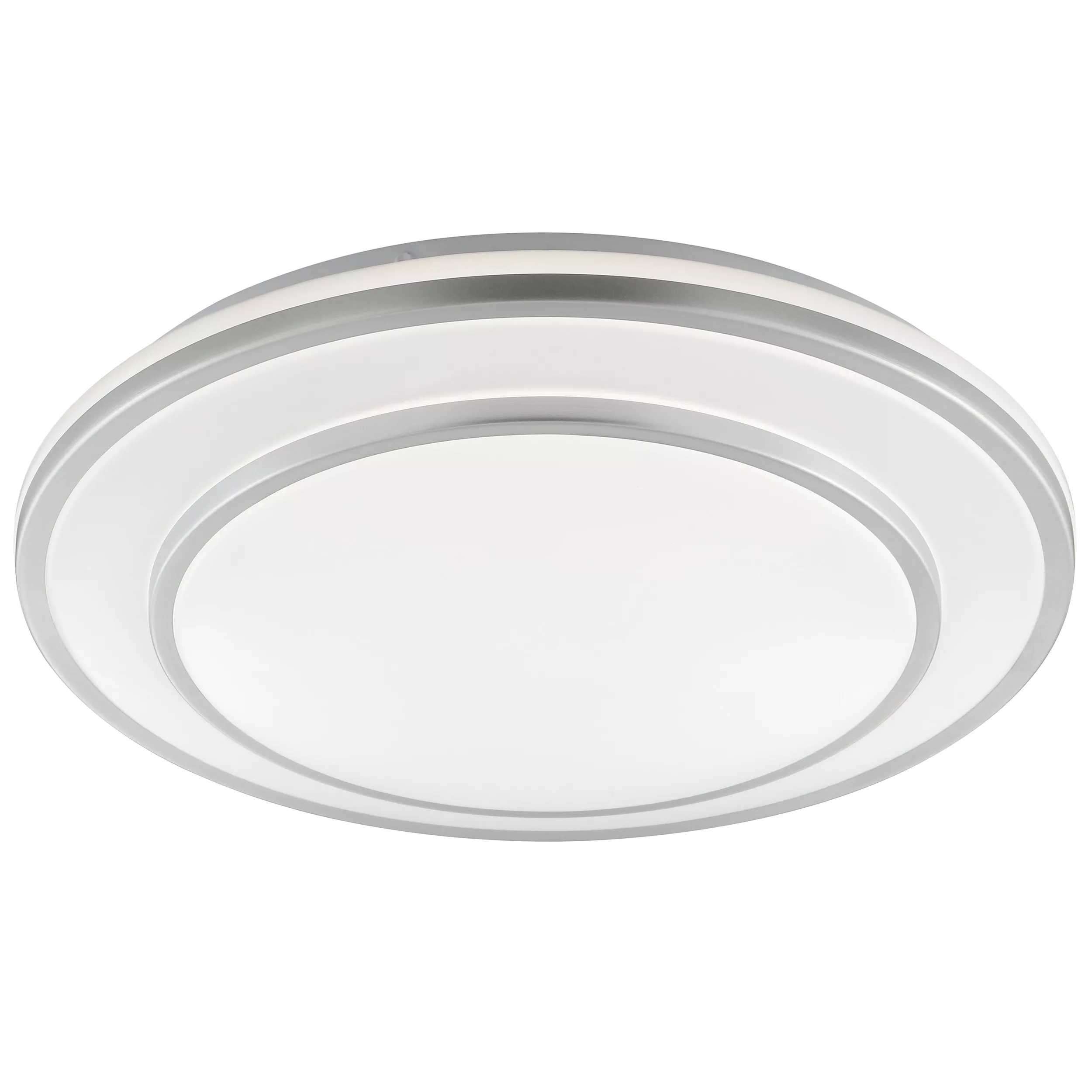 Brilliant LED ceiling light Luciano aluminum/white 39/39/7.8 cm